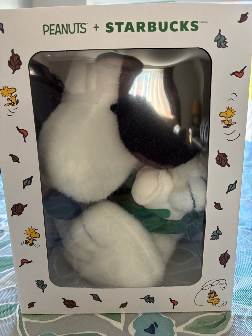 Peanuts x Starbucks Plush Snoopy - White with Green Accent